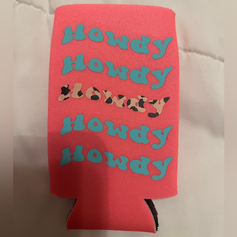🦈 FWP howdy slim can koozie